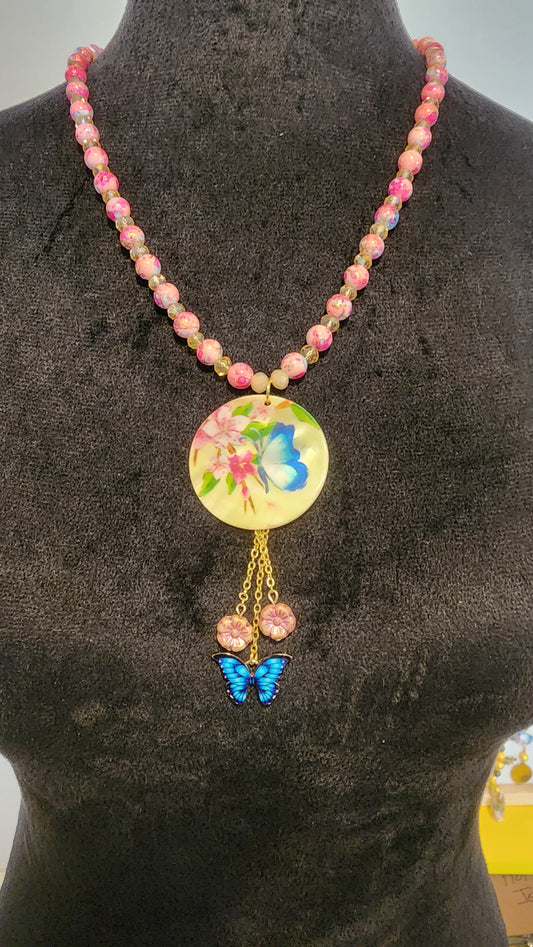 Butterflies are Free Necklace