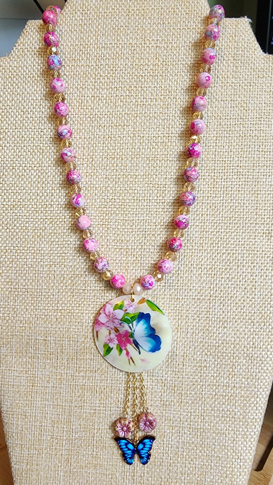 Butterflies are Free Necklace