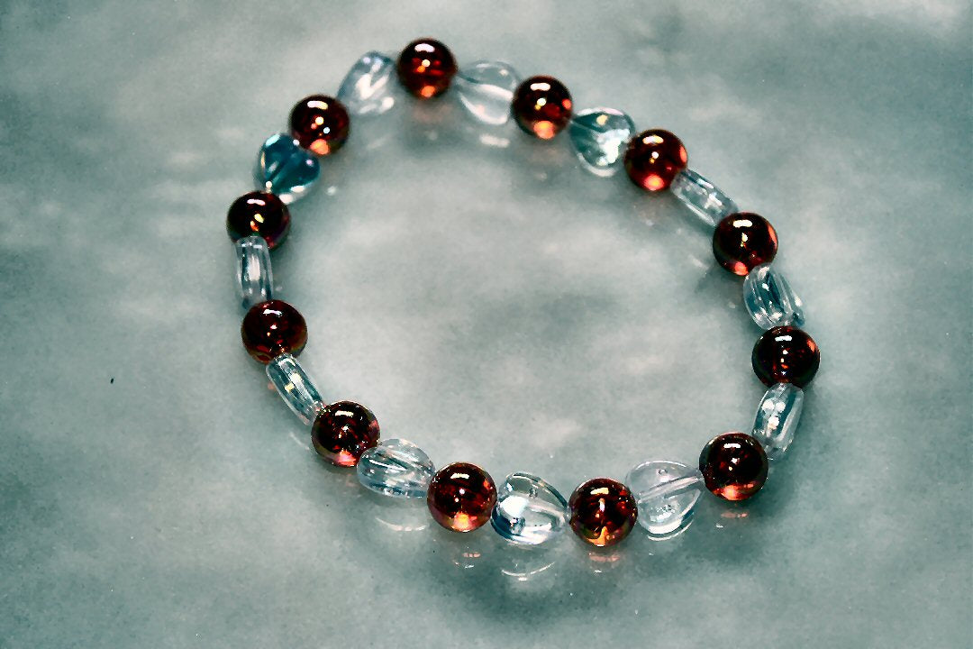 Clear Hearts Bracelet