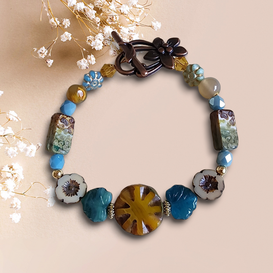 Flowered Sunburst Bracelet